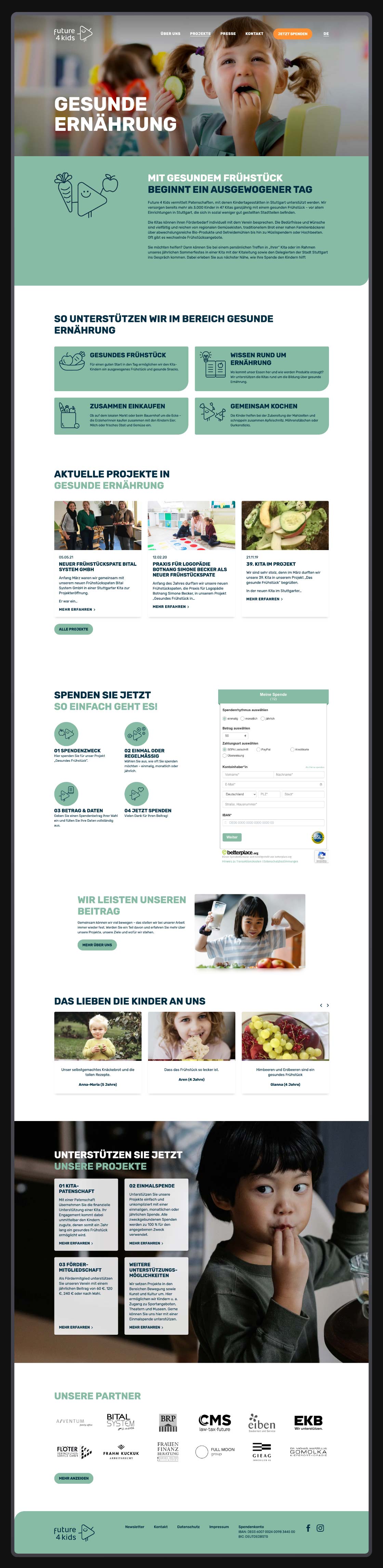  Referenz - Future 4 Kids - Branding and Website Relaunch