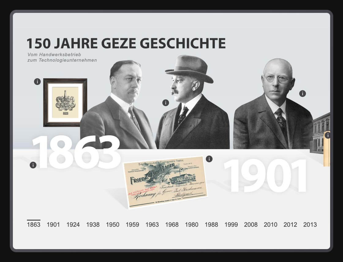 Referenz - GEZE - 150-aniversario